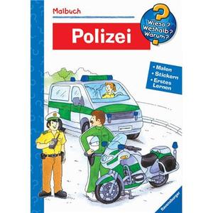 Ravensburger Buch - Wieso? Weshalb? Warum? - Polizei - Malbuch