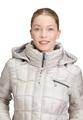 Steppjacke 40 Leicht tailliert - Grau Beige
