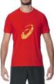 ASICS Herren Laufshirt "Graphic SS" Kurzarm XL in Rot