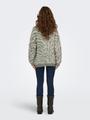 ONLWILD LS JQ LONG O-NECK CC KNT M - Aqua Foam