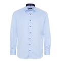 Cover Shirt Twill Langarm 41/Langarm - 65cm MODERN FIT - Hellblau