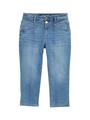 TTKATE SLIM CAPRI Jeans 30 Slim Fit - Light Stone Wash Denim