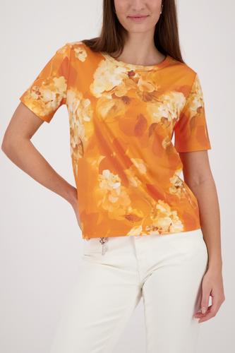 T-Shirt mit Blumen-Muster 46 - Aperitif Gemustert