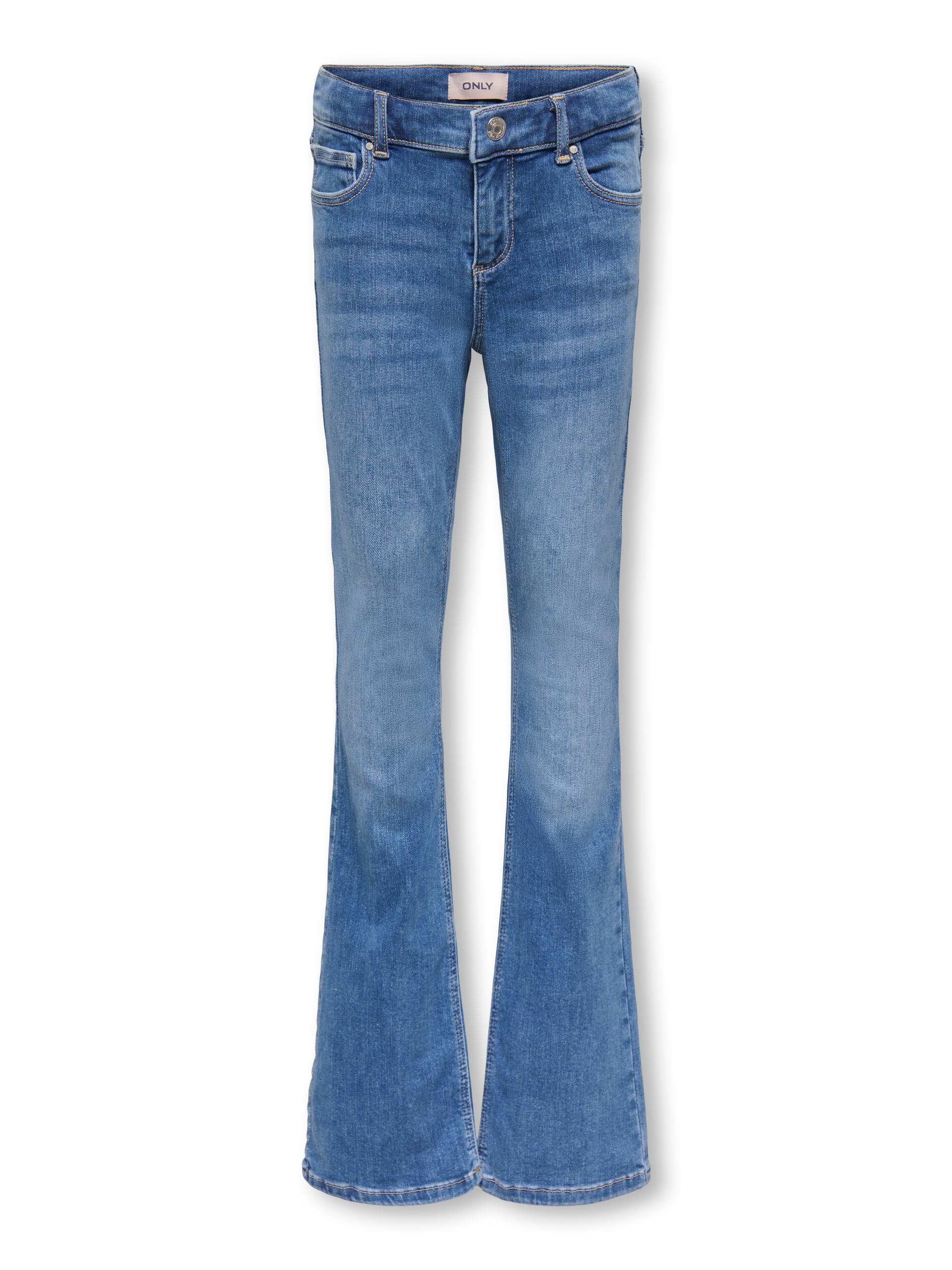 KOGBLUSH FLARED DNM REA1319 NOOS 158 Ausgestellt - Medium Blue Denim