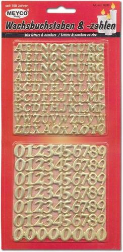 Wachsset "Zahlen &amp; Buchstaben"