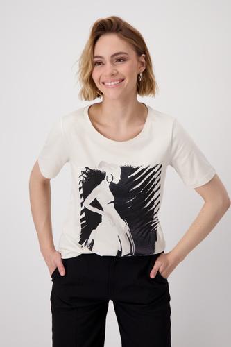 T-Shirt mit Frauenzeichnung 40 - Seashell