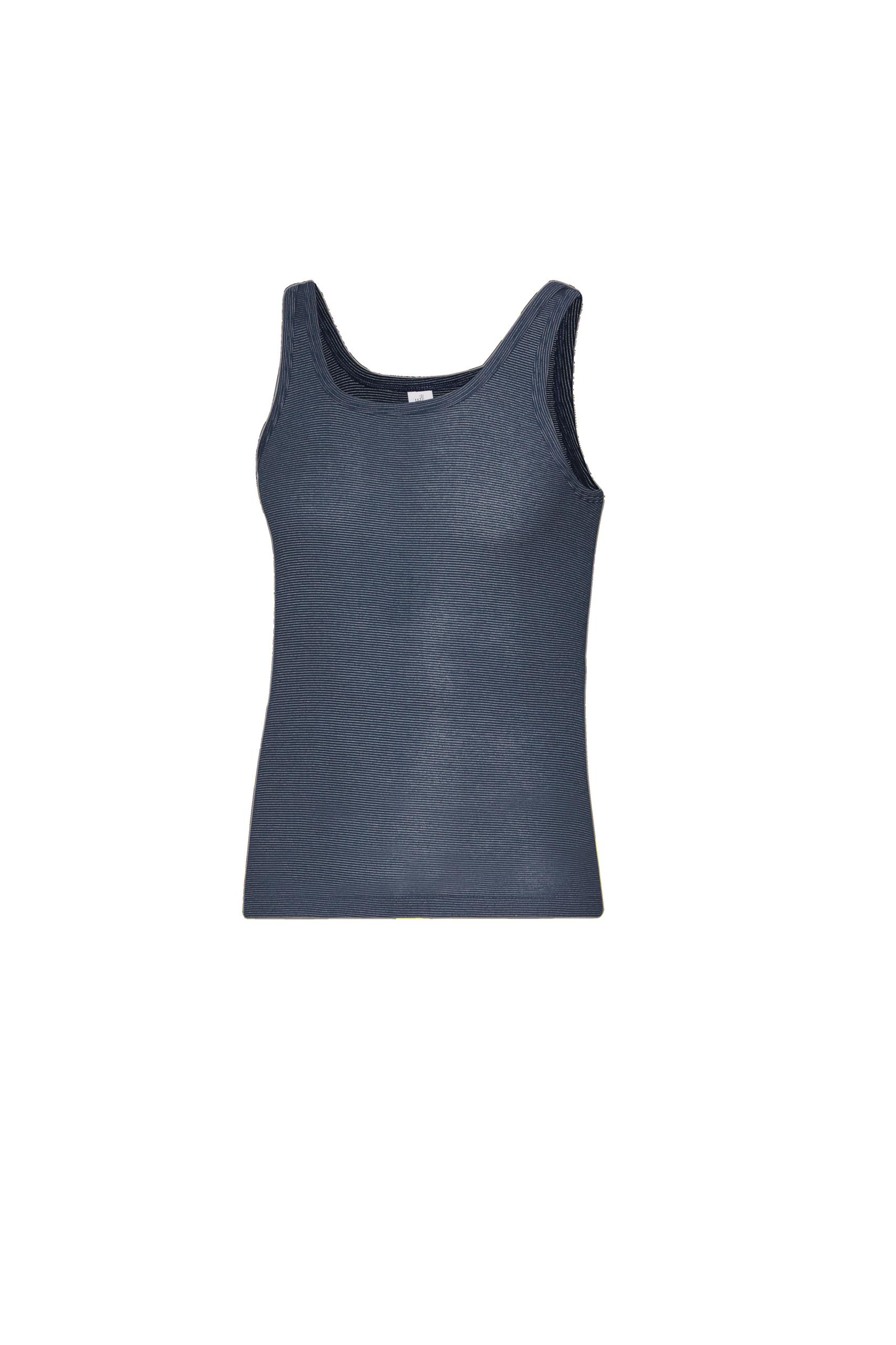 Feinripp "Ringel" 6 - Blau