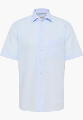 Original Shirt Popeline Kurzarm Blau 43/Kurzarm