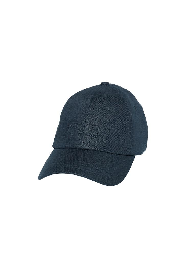 Leinen-Cap Blau OSO