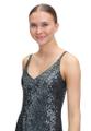 Abendkleid Grau 34