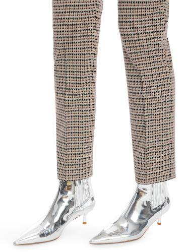 Modell SYDNEY - schmale Hose in Karo 38 - Smoke