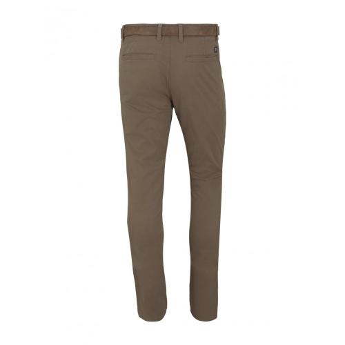 Slim Fit Chino Hose mit Gürtel 36/32 Slim Fit - Honey Camel Beige