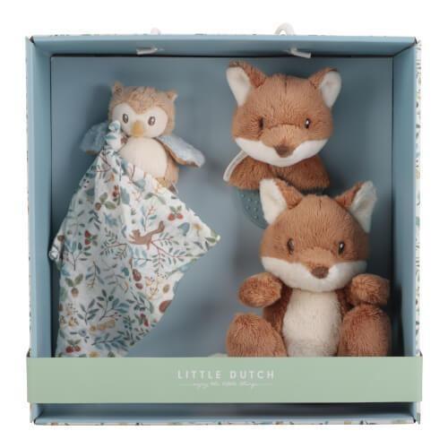 Geschenkset mit Plüschtieren "Forest Friends" 3-teilig