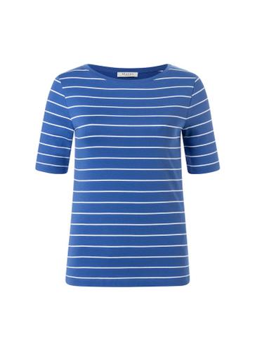 T-Shirt Rundhals 1/2 Arm Blau