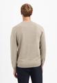 Pullover Crewneck 2 Coloured Melange XL Regular Fit - Sand