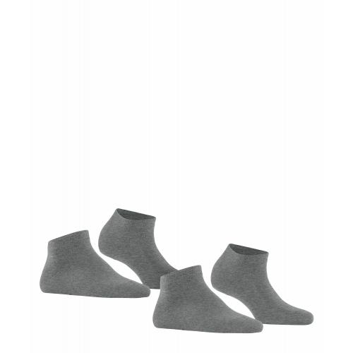 FALKE Happy 2-Pack Damen 39-42 - Light Greymel.