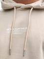Relaxed Hoodie Sweatshirt mit Logo-Print XXL Relaxed Fit - Light Dove Grey