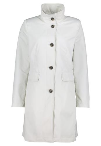 Sommermantel 40 Leicht tailliert - Glacier White