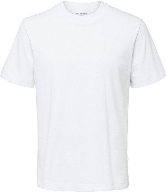 SLHCOLMAN SS O-NECK TEE NOOS L Locker geschnitten - Bright White