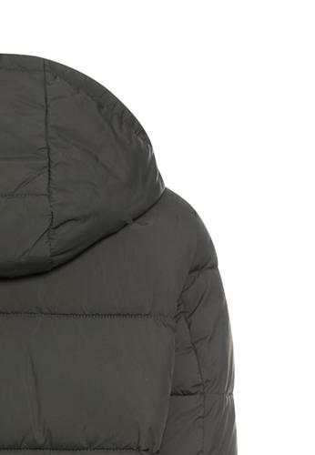 Wasserabweisender Mantel mit abnehmbarer Kapuze 44 Regular Fit - Forest Night