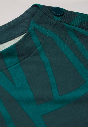 Shirt mit Knöpfen L - Petrol Green