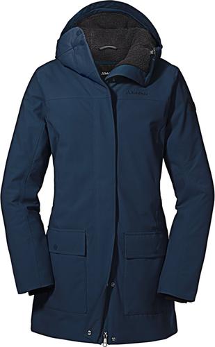 SCHÖFFEL Damen Winterjacke "Ins. Parka Rotterdam L" 38 in Blau