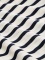 Strickpullover mit Streifenmuster XXL Regular Fit - Offwhite Green Navy Stripe