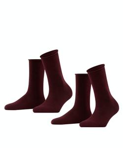 FALKE Happy 2-Pack Damen Rot 39-42