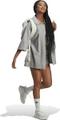 ADIDAS Damen Lounge Terry Loop Hemd S in Silber