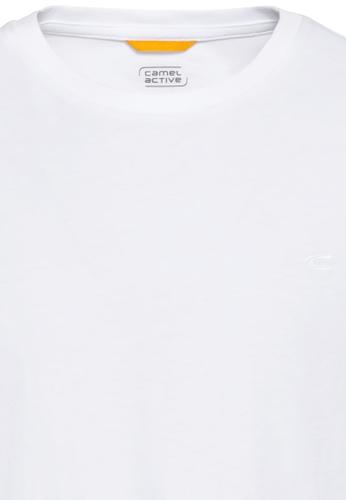 Basic T-Shirt aus nachhaltigem Organic Cotton Weiß 5XL