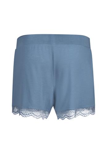 Skiny Damen Shorts Night In Mix &amp; Match 42 - Faded Denimblue