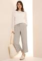Wide Leg Hose aus Leinenmix L/7/8 Hosen - Pumice Beige