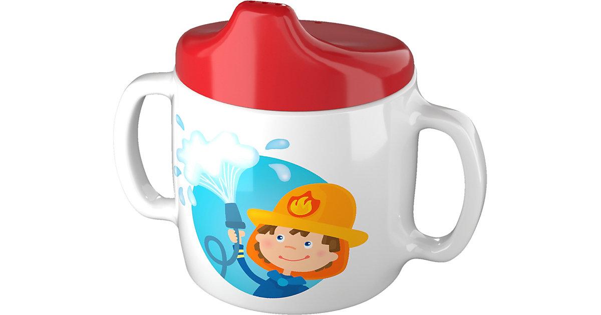 Trinklerntasse Feuerwehr rot