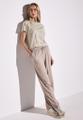 Gestreiftes T-Shirt Beige 36