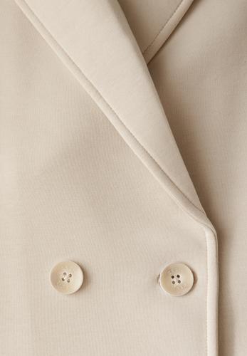 Scuba-Mantel S - Desert Beige Melange