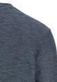 Henley Langarmshirt aus einem Baumwollmix Blau 3XL