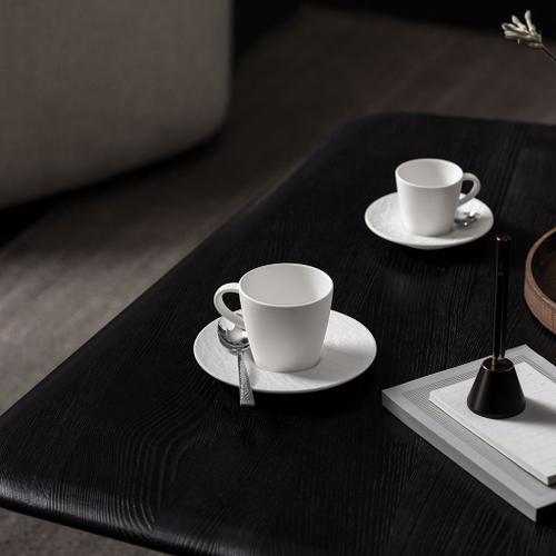 Villeroy und Boch Manufacture Rock Kaffeeuntertasse 15,5cm - Schwarz