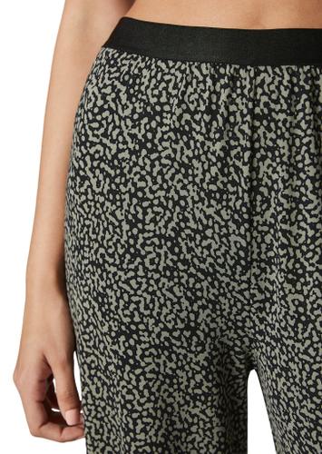 Weite Jersey-Hose mit Allover-Print XXL - Multi