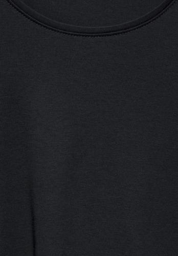Shirt mit Rundhals - Schwarz / XL