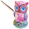 SES Creative - Gipsfigur Eule mit Glitzer