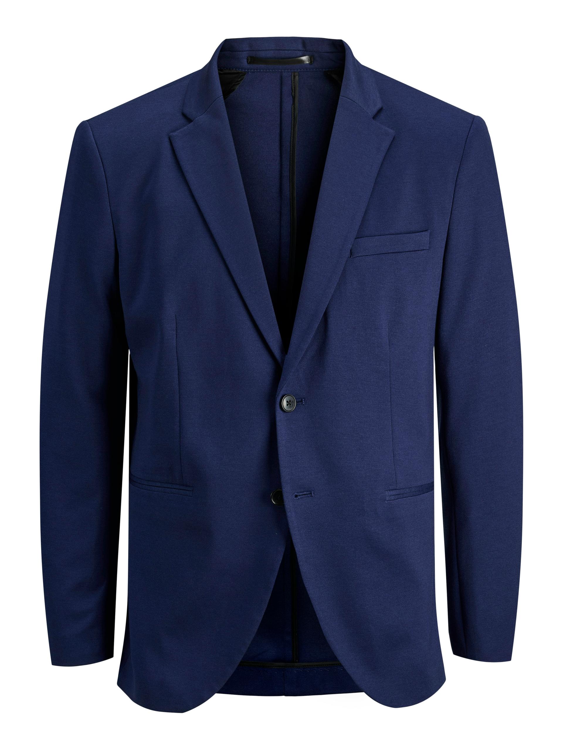 JJEJAXON JERSEY BLAZER NOOS JNR 128 Slim Fit - Medieval Blue