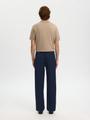 SLH220-LOOSE FINN FLEX PANTS NOOS L Locker geschnitten - Navy Blazer