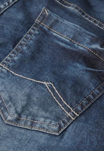 Casual Fit Jeansshorts 26 - Mid Blue Used Wash