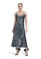 Abendkleid Grau 38