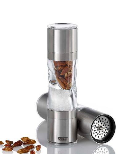AdHoc Gewürzmühle »Duospice Mini Edelstahl 15 cm«