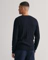 Zopfstrick Rundhalspullover aus Baumwolle XXXL - Evening Blue