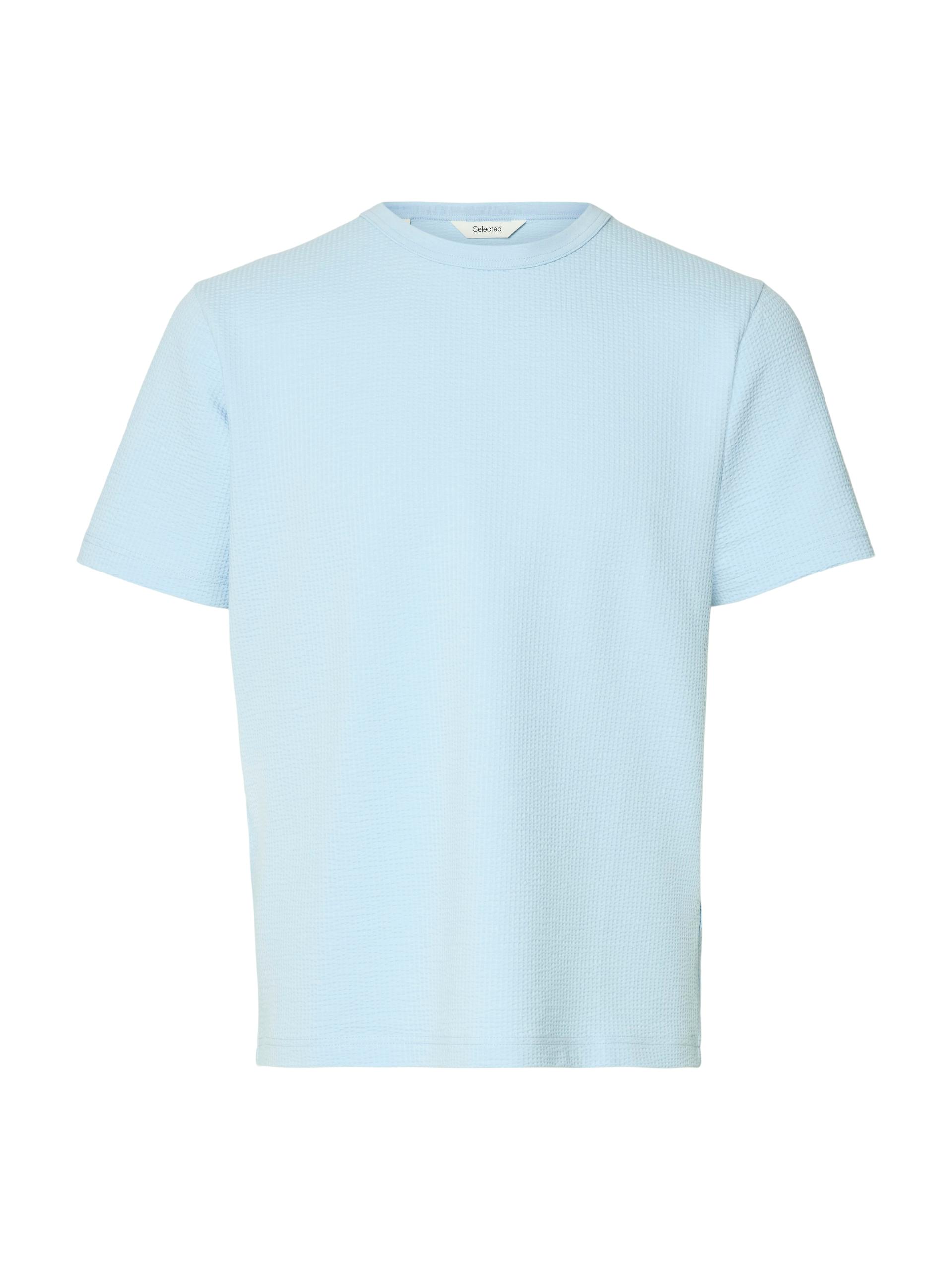 SLMSANDER SEERSUCKER SS O-NECK TEE XL Normal geschnitten - Skyway