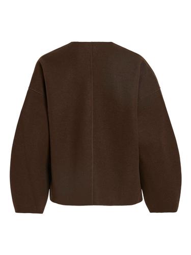VIJUICE LOOSE L/S JACKET - NOOS 38 - Coffee Bean
