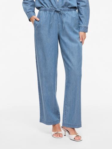 VICONGA RW STRING DENIM PANTS 42 Normal geschnitten - Light Blue Denim