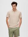 SLHTELLER SS KNIT POLO NOOS Grau S
